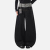 Black Faded Mosaic Easy Cut Denim