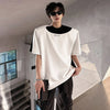 Versatile Chic Color Contrast Short Sleeve T-Shirt
