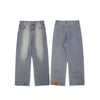 Chic Oversized Blue Bell Leg Relaxed Denim