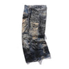 Classic 3D Printed Sleek Torn Bell Leg Denim