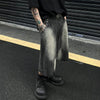 Ombre Rugged Look Rinse Denim Shorts