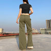 Low-Rise Drawcord Field Pants