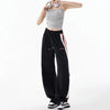 Çizgili Bol Kesim Jogger, arka görünüm — Navra Wear