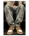 2000s Stellar Stitched Relaxed Denim
