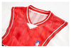 Basketbol Baskılı V Yaka Tişört, kombin görünüm — Navra Wear