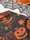 Halloween Pumpkin Pattern Mesh Freedom-State T-Shirt