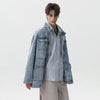 2000s Flattering Relaxed Workshop Denim Jacket