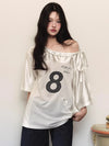 Shoulder Off Aesthetic Coquette T-Shirt