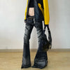 Heritage Black Classic Bell Leg Denim