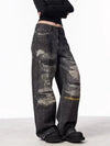Heritage Streetware Black Torn Relaxed Denim