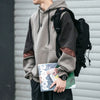 2000s Relaxed Fleece Mosaic Sweatshirt