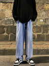 Baggy Yıldız Baskılı Jean Pantolon, kombin görünüm — Navra Wear