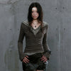 Dirty-Art Aesthetics Hooded Washed-Out Hoodie