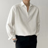 V-Neck Slim Luxury K-Cool Long Shirt