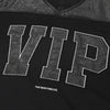 Mesh Sewn-Detail Mosaic Jersey Polyester T-Shirt