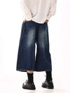 Men Summer Blue Cleanfit Denim Shorts