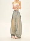 Classic Relaxed Low Waisted Bell Leg Denim