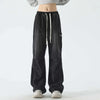 Metro Heritage Pintuck Utility Bell Leg Denim