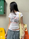 Illustrated Office Lady T-Shirt