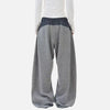 Mozaik Desenli Beli Lastikli Jogger, detay görünüm — Navra Wear
