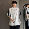 Colorful Contrast Short Sleeve Warm-Season T-Shirt