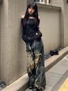 Grunge Faded Denim