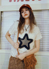 Turn-Of-Era Stellar Print Wide-Body Drawstring T-Shirt