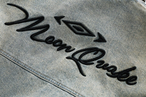 Indigo Washed Denim Jacket alternatif görünüm