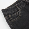 İspanyol Paça Çiçek Desenli Jean Pantolon, kombin görünüm — Navra Wear