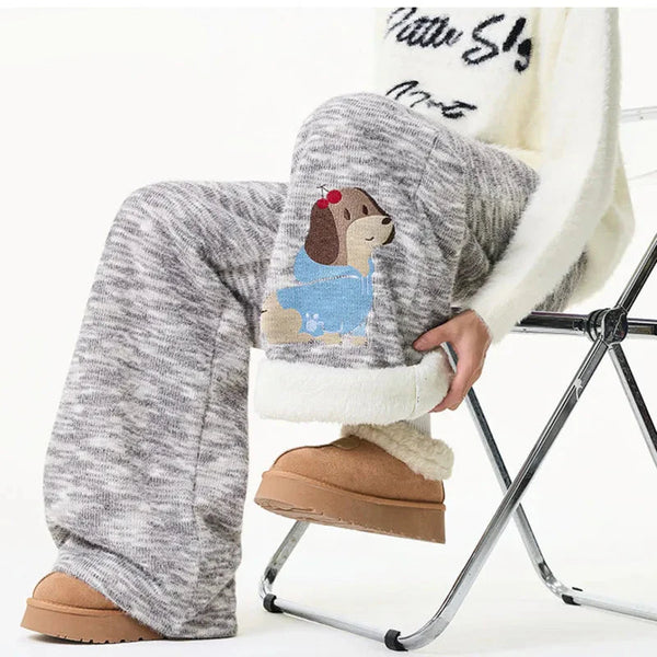 Karikatür Baskılı Beli Lastikli Jogger alternatif görünüm