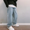 Metro Blue Relaxed Denim Bell Leg Denim