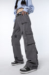 2000s Stars Graphic Denim