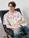 Delicate Floral Summer Woven Shirt