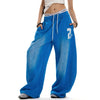 Y2K Wide Leg Jogger, arka görünüm — Navra Wear