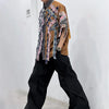 Plaid Fringe Patchwork Summer Shirt