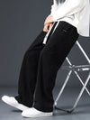 Wide Leg Fitilli Kadife Pantolon, kombin görünüm — Navra Wear