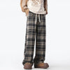 Heritage Plaid Wide-Leg Trousers
