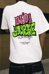 Digital-Age Freedom-State Easy-Fit Fit Imprinted Letter T-Shirt