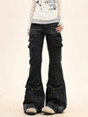 Insulated Sleek Slim Fit Black Utility Denim