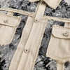 Classic Floral Patch Denim Jacket