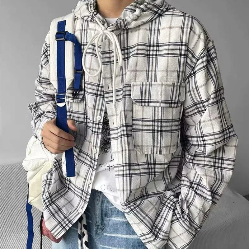 Checkered Hood Energy Mens Shirt
