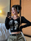 New-Millennium Women's Dirty-Art Top