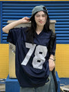 Street-Culture Wide-Body New-Millennium Sport Number T-Shirt