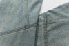 Kadın Y2K Spike Detaylı Jean Pantolon, yan görünüm — Navra Wear