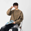 Yıkanmış Bisiklet Yaka Sweatshirt, stil görünüm — Navra Wear