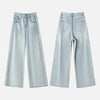 2000s Light Blue Torn Relaxed Bell Leg Denim