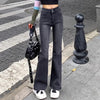 Durable Metro High-Rise Elastic Bell Denim