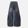 Heritage Torn Rinse Mosaic Denim
