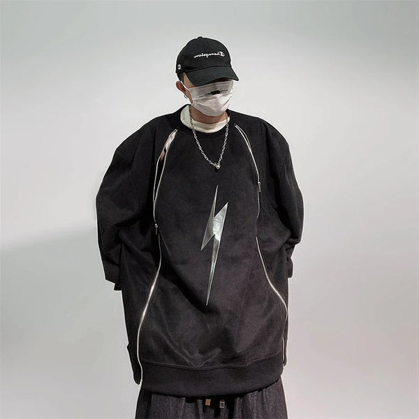 Mirror Finish Boxy Hip-Hop Top alternatif görünüm