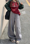 Y2K Wide Leg Jogger, yan görünüm — Navra Wear